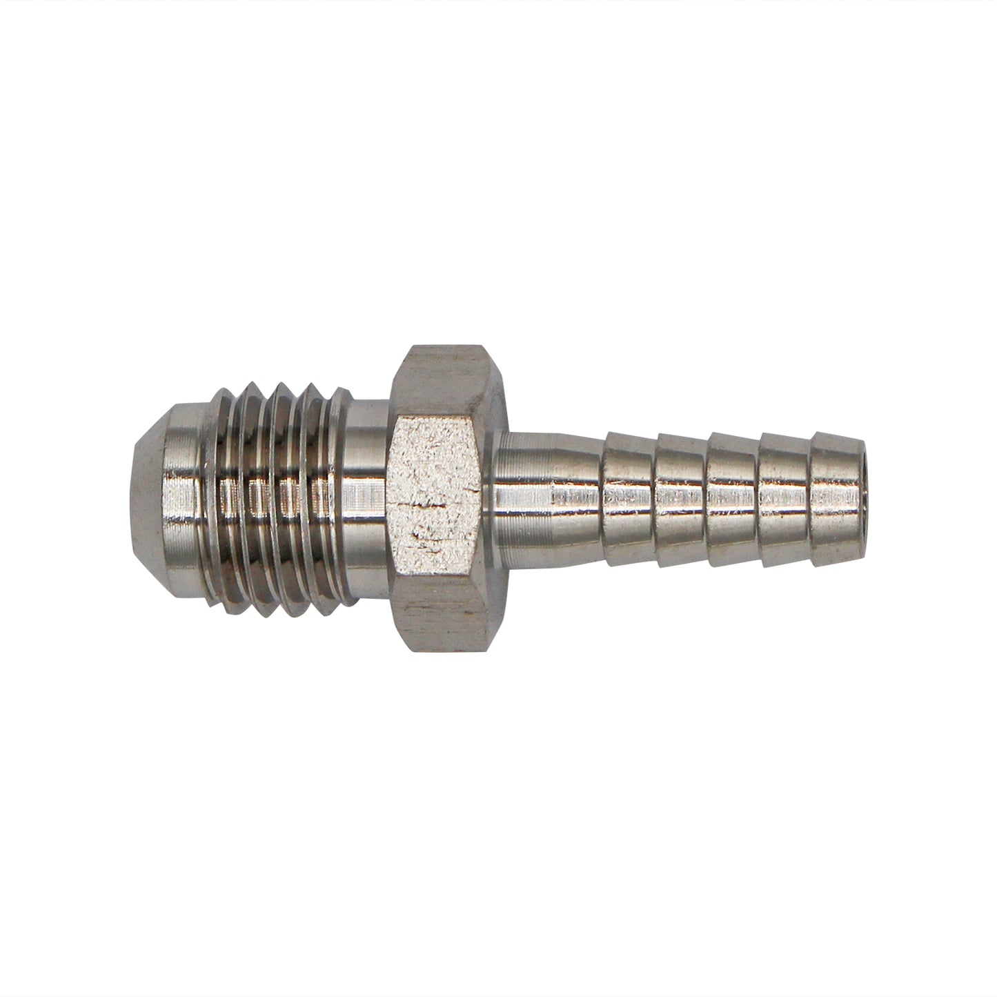 Micro Matic Stainless Steel Cold Plate Fitting - 1/4" OD Barb