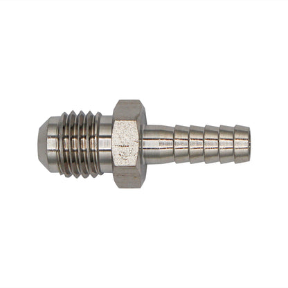 Micro Matic Stainless Steel Cold Plate Fitting - 1/4" OD Barb