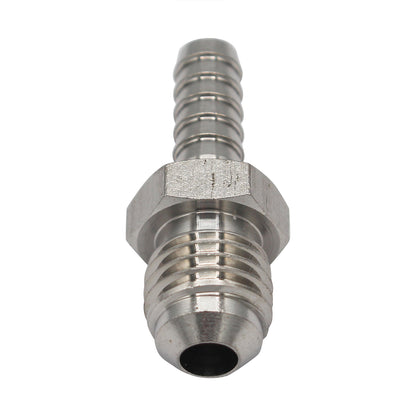 Micro Matic Stainless Steel Cold Plate Fitting - 1/4" OD Barb