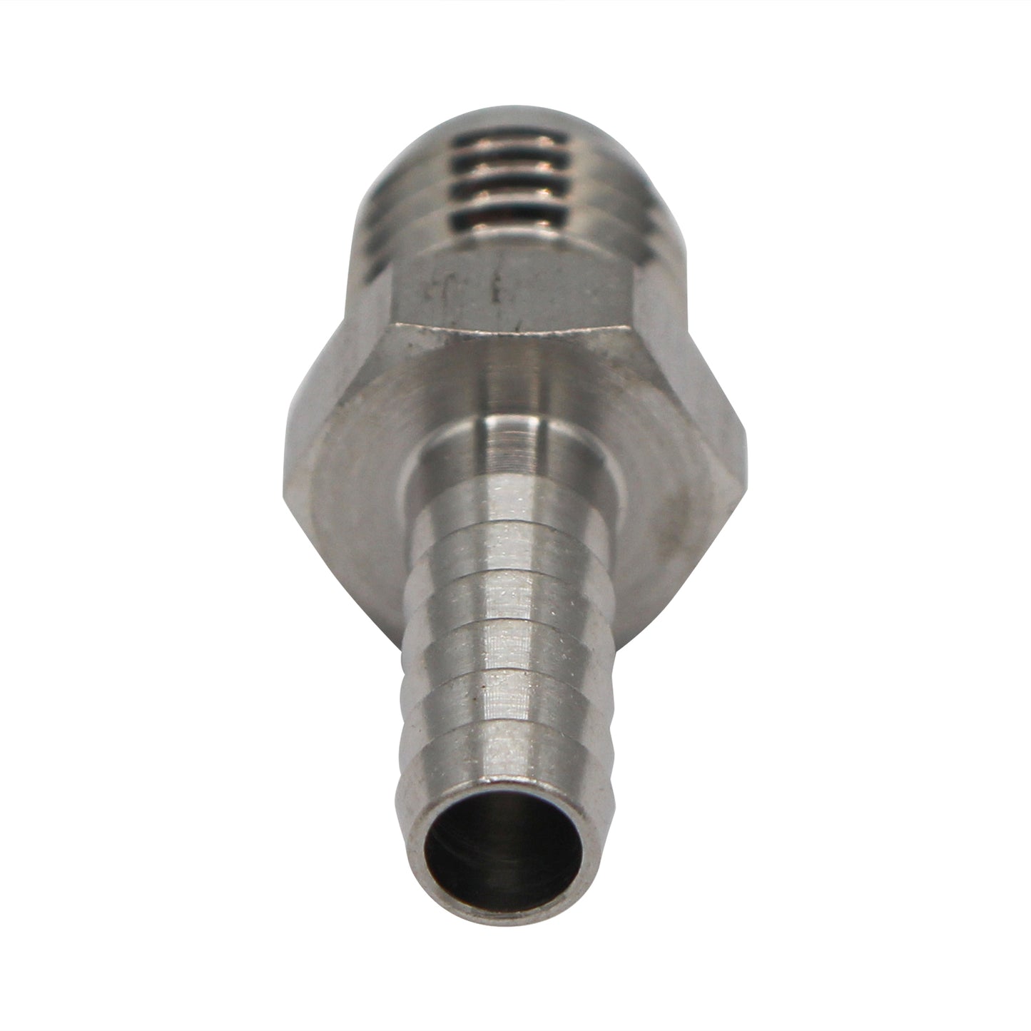 Micro Matic Stainless Steel Cold Plate Fitting - 1/4" OD Barb