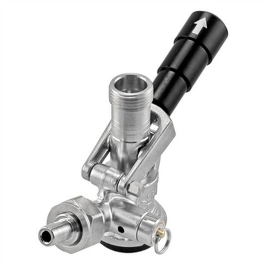 Micro Matic Sanke "S" Style Keg Coupler - Black Handle