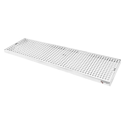 Micro Matic Stainless Steel Surface Mount With Drain Drip Tray - 30" X 8" X 3/4" [DP-820D-30]