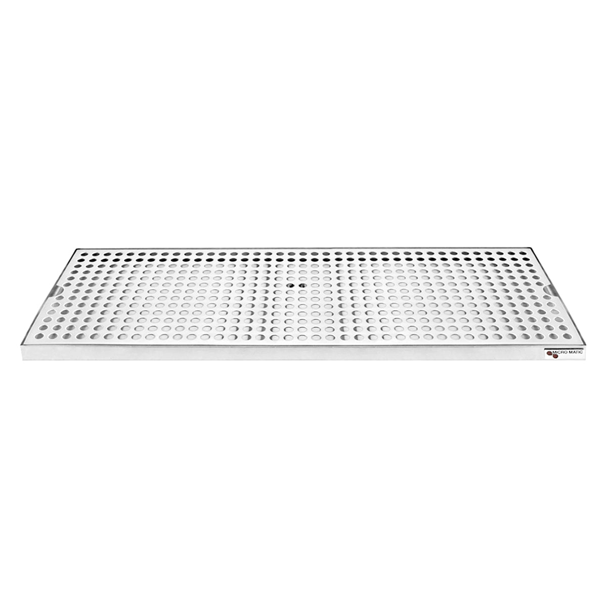 Micro Matic Stainless Steel Surface Mount With Drain Drip Tray - 30" X 8" X 3/4" [DP-820D-30]