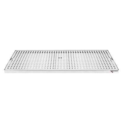 Micro Matic Stainless Steel Surface Mount With Drain Drip Tray - 30" X 8" X 3/4" [DP-820D-30]