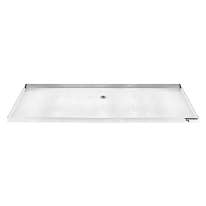 Micro Matic Stainless Steel Surface Mount With Drain Drip Tray - 30" X 8" X 3/4" [DP-820D-30]