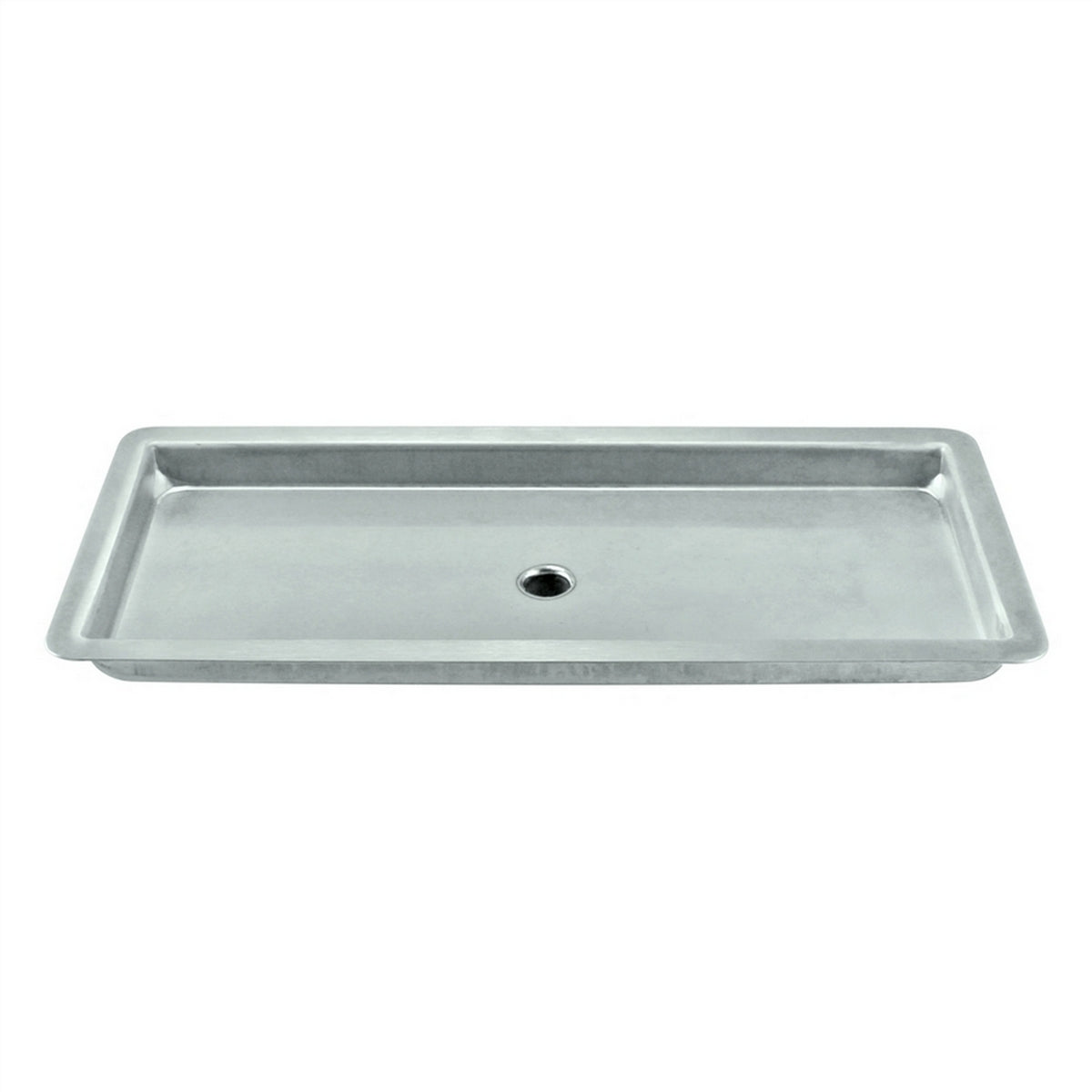 Micro Matic PVD Gold Coated Brass Stainless Steel Flush Mount With Drain Drip Tray - 12" X 5" X 3/4" [DP-220DSSPVD]
