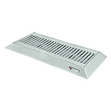 Micro Matic Stainless Steel Bevel Edge With Drain Drip Tray - 16" X 6 1/2" X 3/4" 