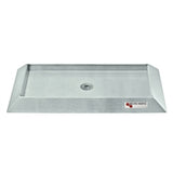 Micro Matic Stainless Steel Bevel Edge With Drain Drip Tray - 9" X 6 1/2" X 3/4" without Grill