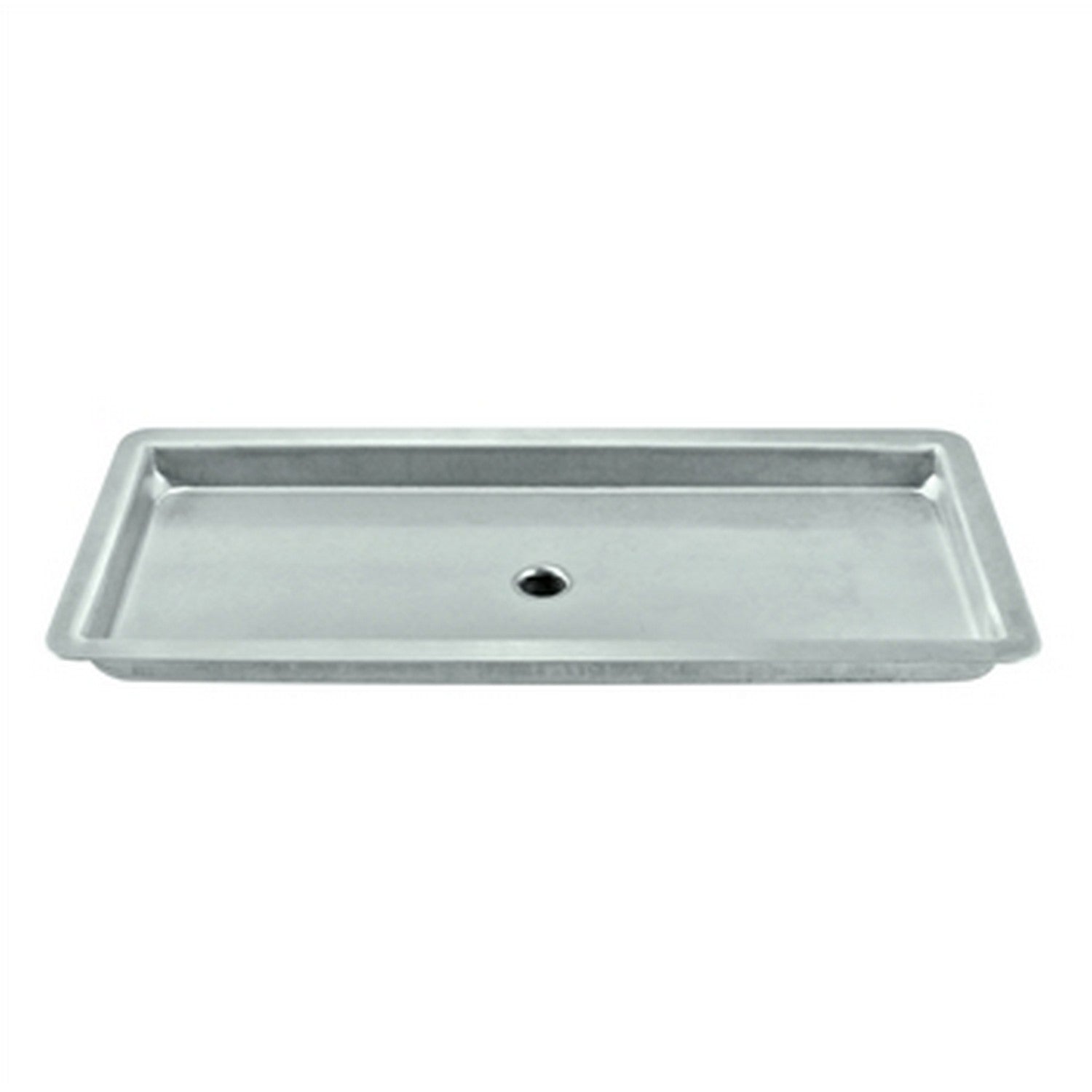 Micro Matic Stainless Steel Flush Mount With Drain Drip Tray - 12" X 5" X 3/4" - without Grill