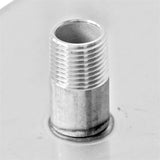 Micro Matic Stainless Steel Wall Mount Back Splash (1 Hole) and Drain Drip Tray - 6" X 6 1/2" X 3/4" [DP-721D]