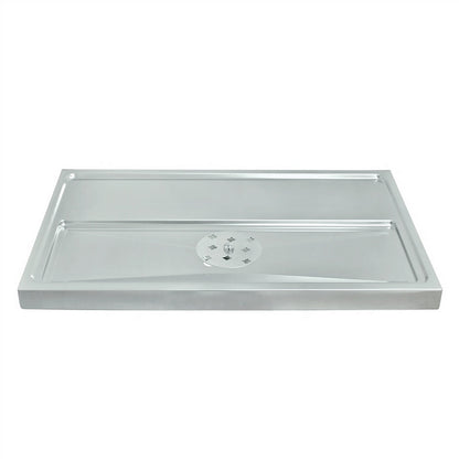 Micro Matic Stainless Steel European Style Surface Mount Spray Glass Rinser With Drain Drip Tray - 23 1/2" X 16" X 1 1/2" [DP-1605]