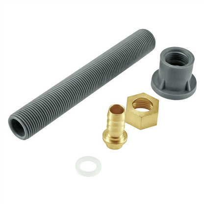 Micro Matic Stainless Steel European Style Surface Mount Spray Glass Rinser With Drain Drip Tray - 15 3/4" X 15 3/4" X 1 1/2" [DP-1604]