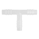 Micro Matic Food Grade Plastic Barbed Hose Splicer Tee - 1/4"