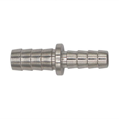 Micro Matic Stainless Steel Barbed Hose Splicer - 3/8" X 5/16"