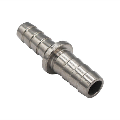 Micro Matic Stainless Steel Barbed Hose Splicer - 3/8" X 5/16"