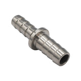 Micro Matic Stainless Steel Barbed Hose Splicer - 3/8" X 5/16"