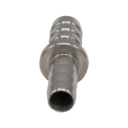 Micro Matic Stainless Steel Barbed Hose Splicer - 3/8" X 5/16"
