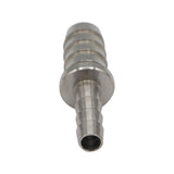 Micro Matic Stainless Steel Barbed Hose Splicer - 7/16" X 1/4"
