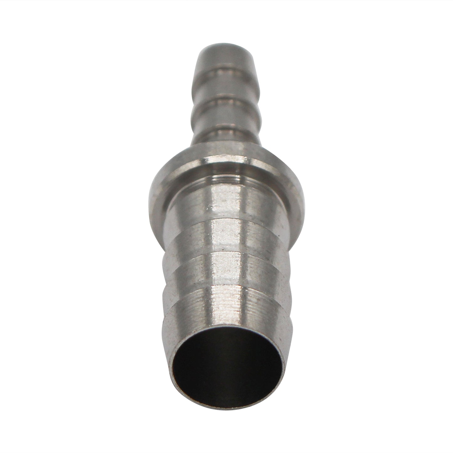 Micro Matic Stainless Steel Barbed Hose Splicer - 7/16" X 1/4"