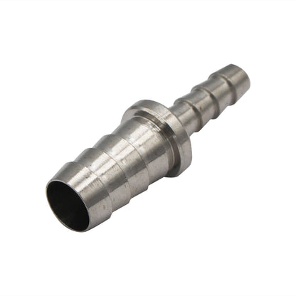 Micro Matic Stainless Steel Barbed Hose Splicer - 7/16" X 1/4"