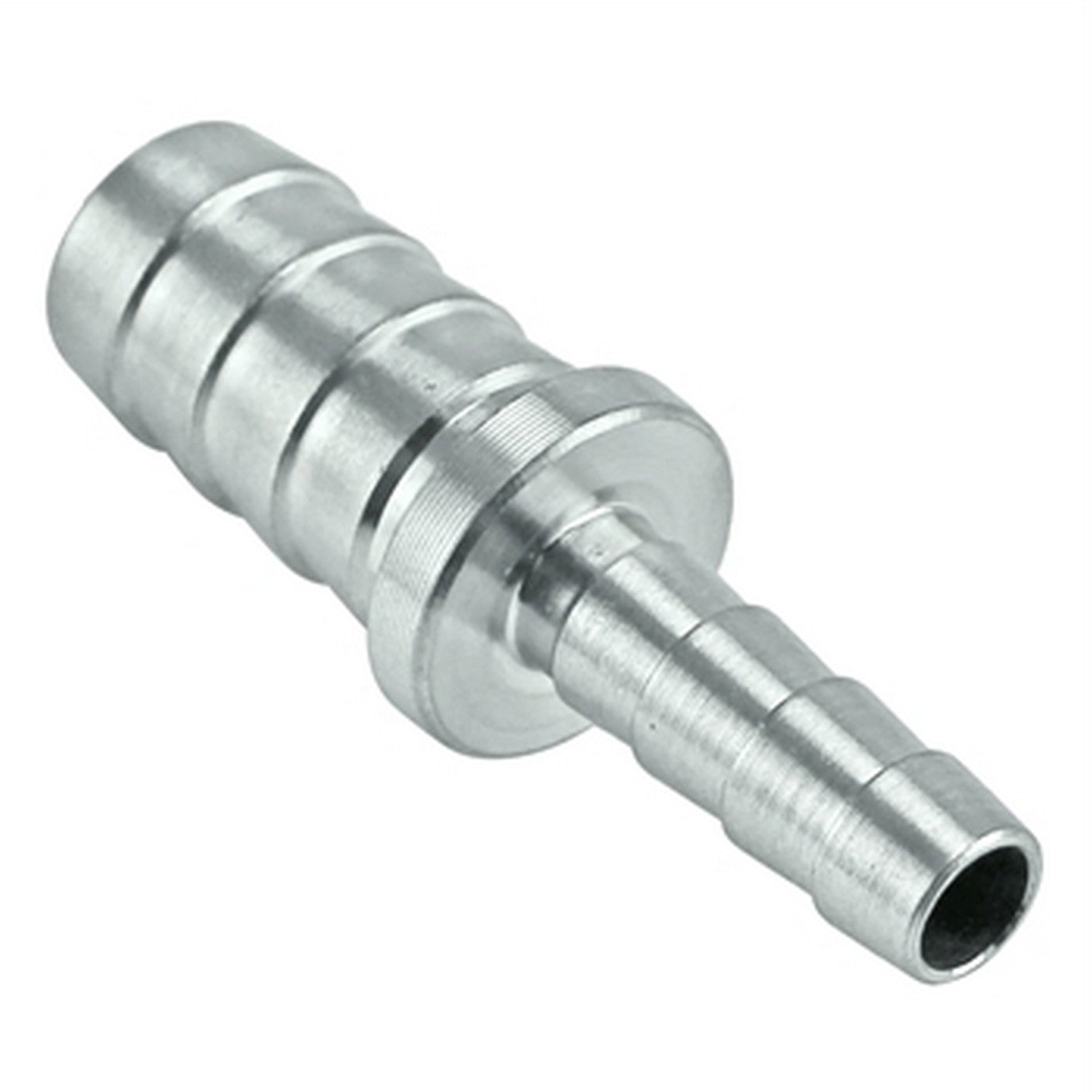 Micro Matic Stainless Steel Barbed Hose Splicer - 7/16" X 1/4" 