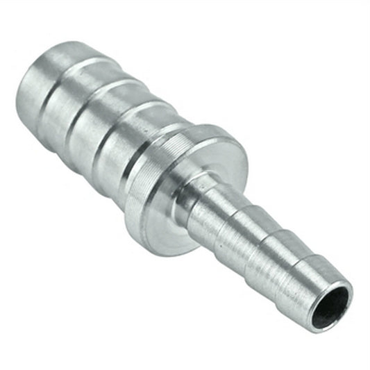 Micro Matic Stainless Steel Barbed Hose Splicer - 7/16" X 1/4" 