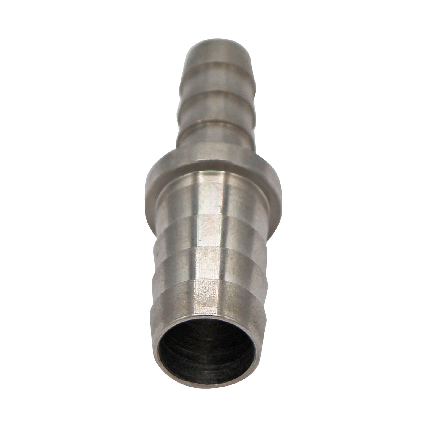 Micro Matic Stainless Steel Barbed Hose Splicer - 7/16" X 5/16"