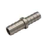 Micro Matic Stainless Steel Barbed Hose Splicer - 7/16" X 3/8"