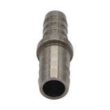 Micro Matic Stainless Steel Barbed Hose Splicer - 7/16" X 3/8"
