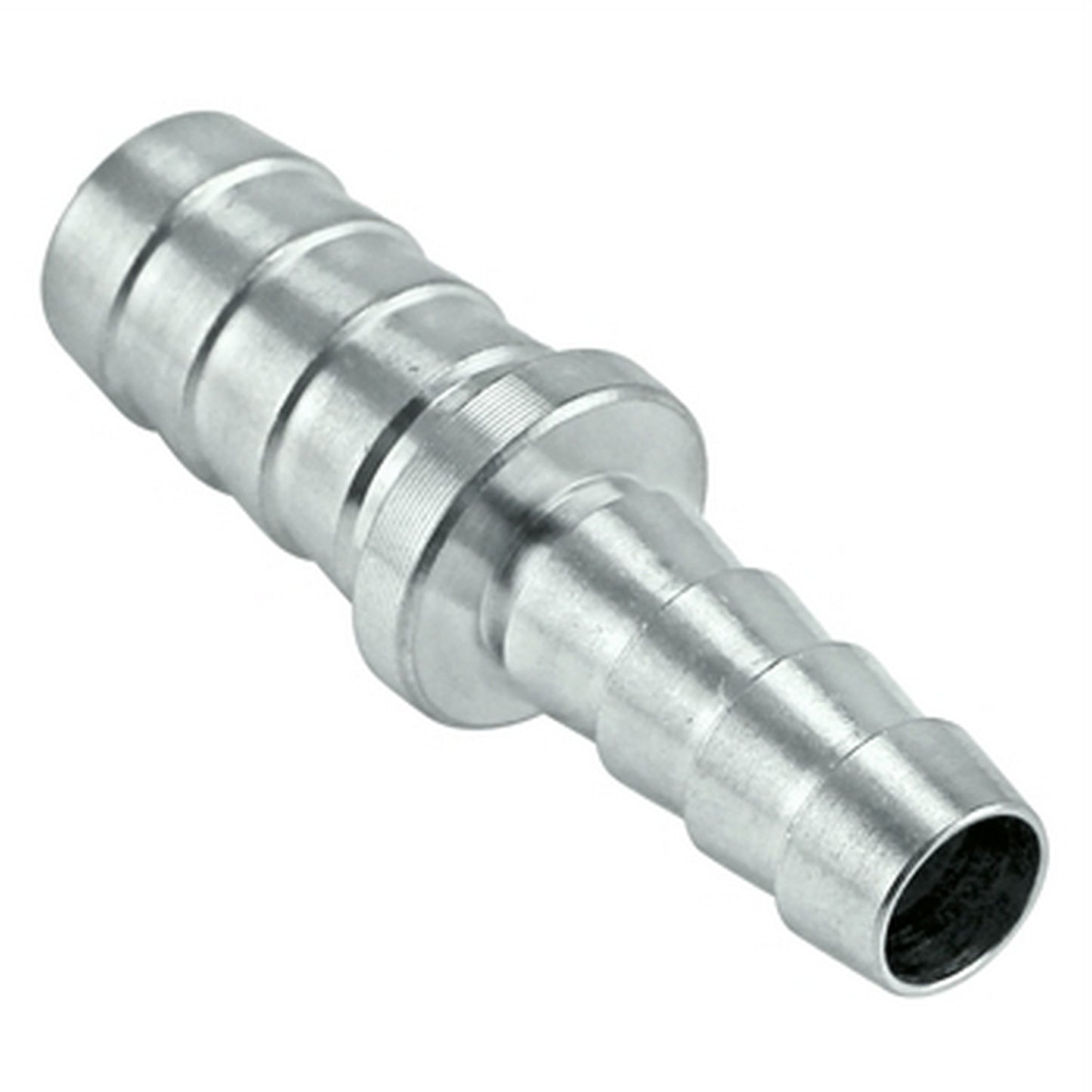 Micro Matic Stainless Steel Barbed Hose Splicer - 7/16" X 3/8"