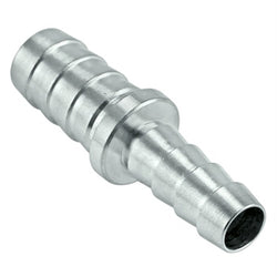 Micro Matic Stainless Steel Barbed Hose Splicer - 7/16" X 3/8"
