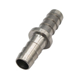 Micro Matic Stainless Steel Barbed Hose Splicer - 3/8" Barbs
