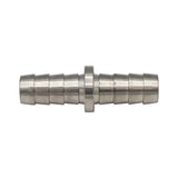 Micro Matic Stainless Steel Barbed Hose Splicer - 3/8" Barbs