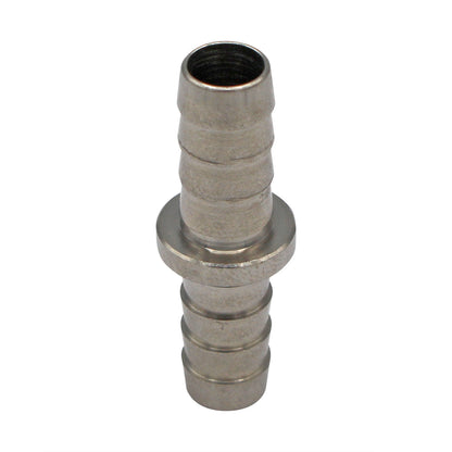 Micro Matic Stainless Steel Barbed Hose Splicer - 3/8" Barbs
