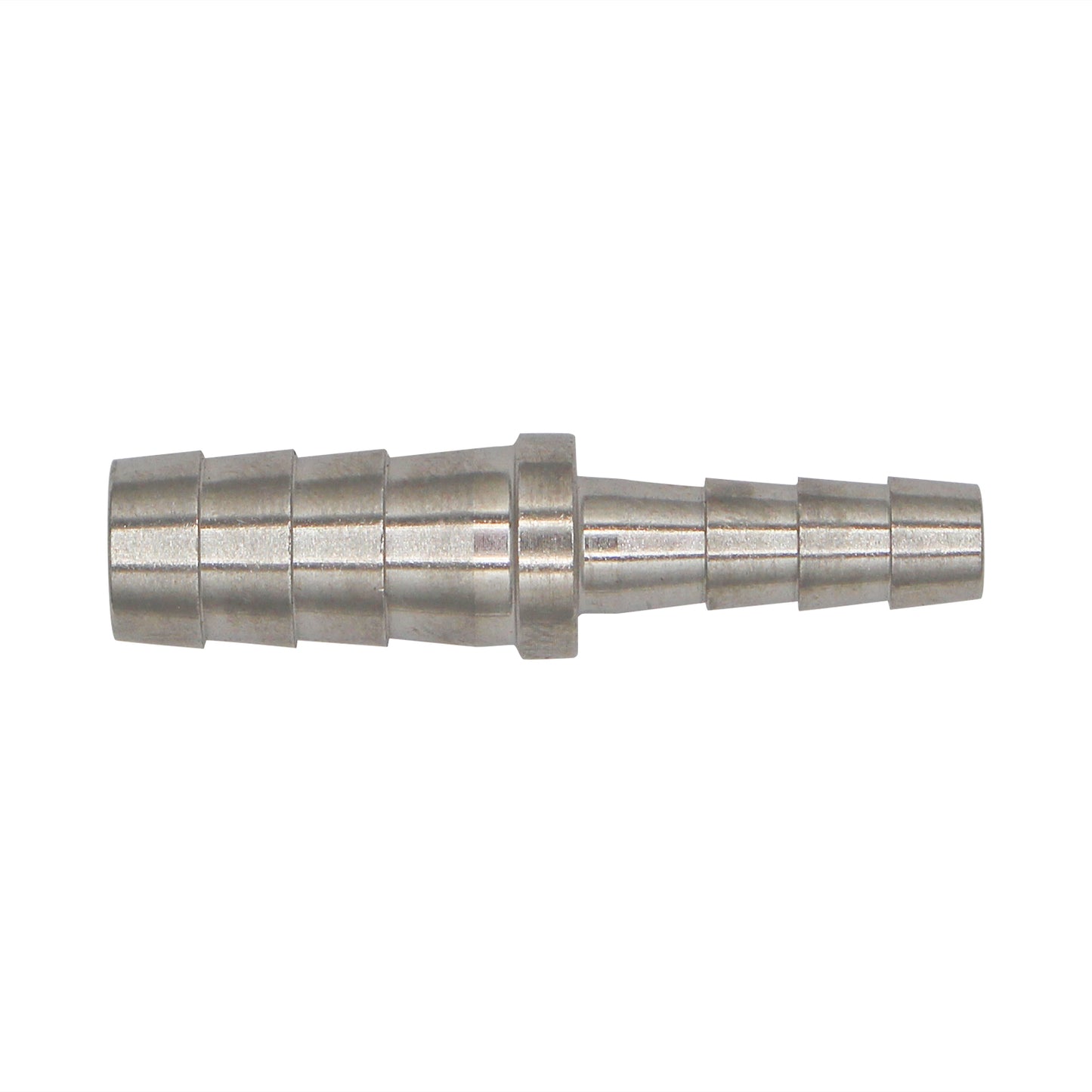 Micro Matic Stainless Steel Barbed Hose Splicer - 3/8" OD X 1/4" OD