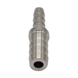 Micro Matic Stainless Steel Barbed Hose Splicer - 3/8" OD X 1/4" OD