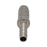Micro Matic Stainless Steel Barbed Hose Splicer - 3/8" OD X 1/4" OD