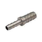 Micro Matic Stainless Steel Barbed Hose Splicer - 3/8" OD X 1/4" OD