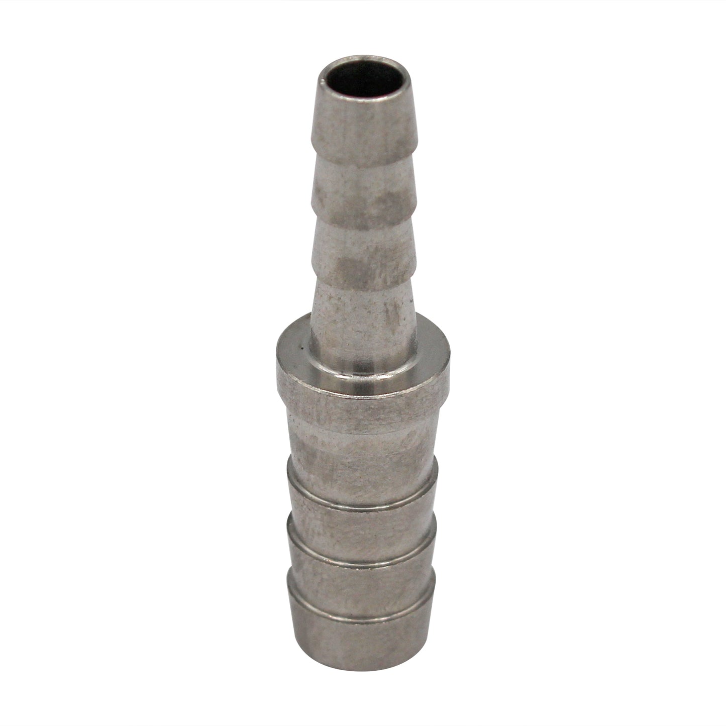 Micro Matic Stainless Steel Barbed Hose Splicer - 3/8" OD X 1/4" OD
