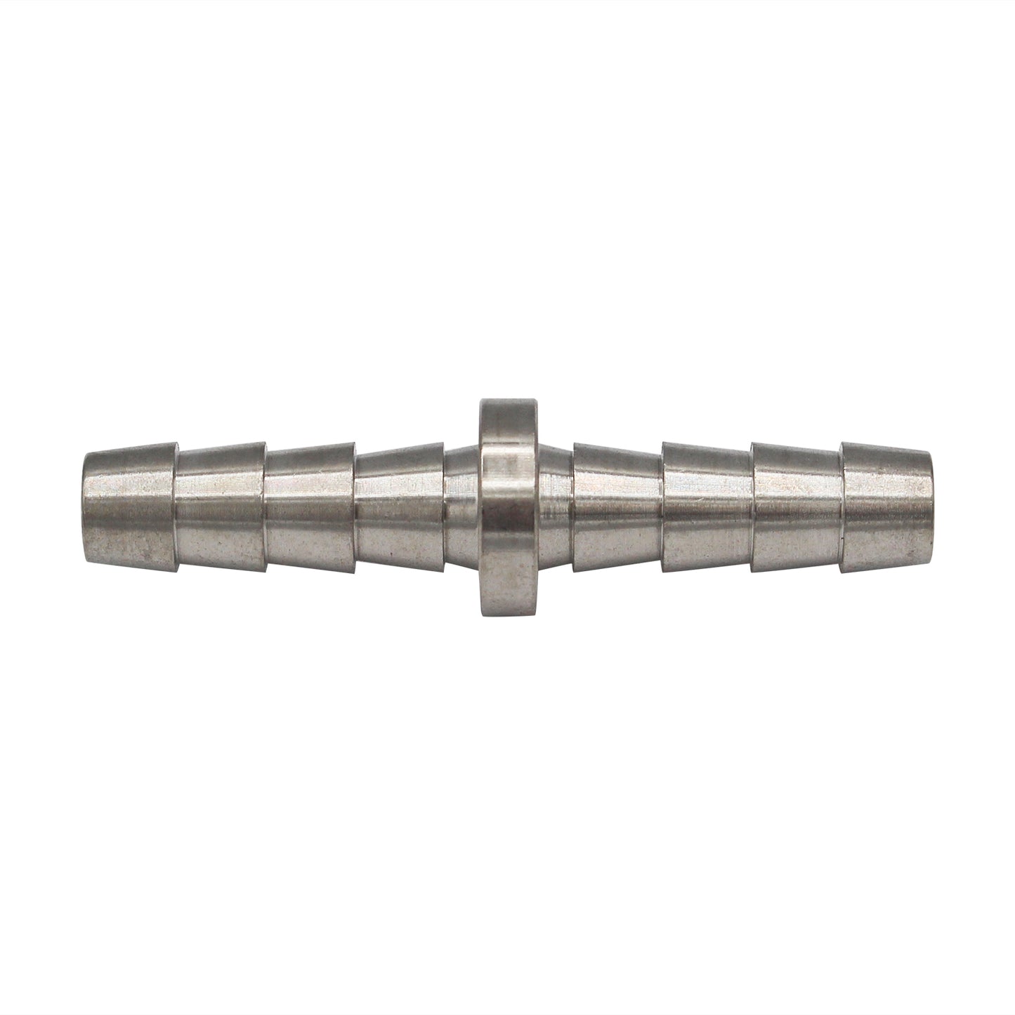 Micro Matic Stainless Steel Barbed Hose Splicer - 1/4" Barbs