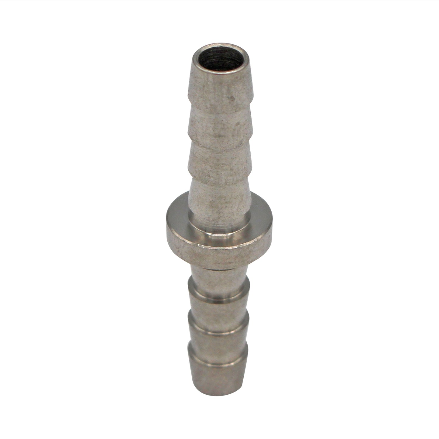 Micro Matic Stainless Steel Barbed Hose Splicer - 1/4" Barbs