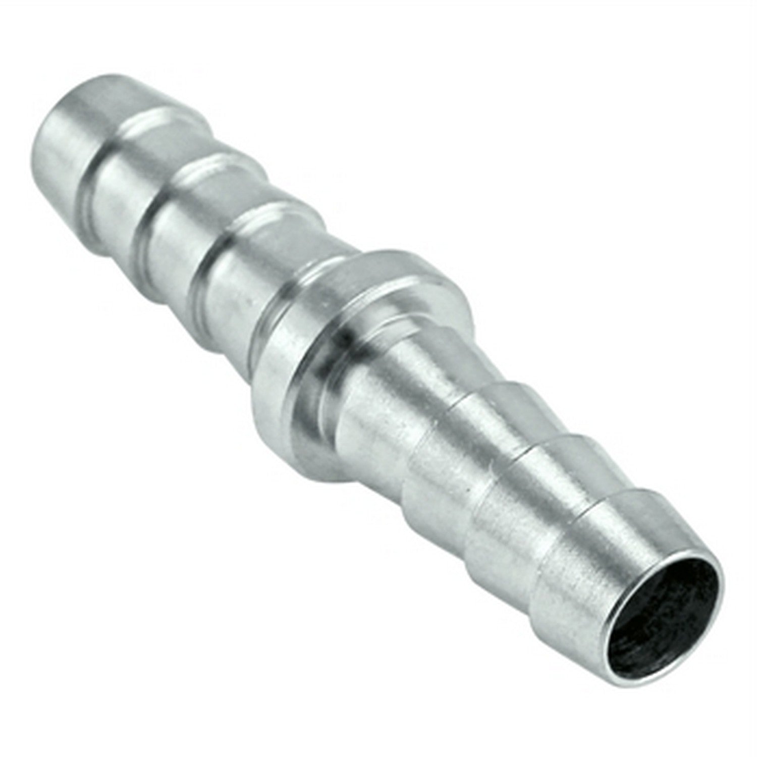 Micro Matic Stainless Steel Barbed Hose Splicer - 1/4" Barbs