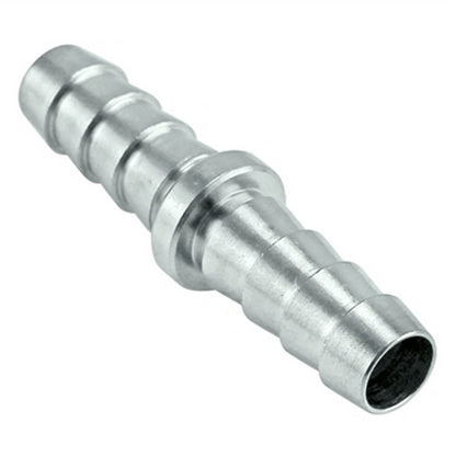 Micro Matic Stainless Steel Barbed Hose Splicer - 1/4" Barbs
