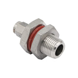 Stainless Steel Weldless HERMS Bulkhead - 1/2" Male NPT X 1/4" Compression