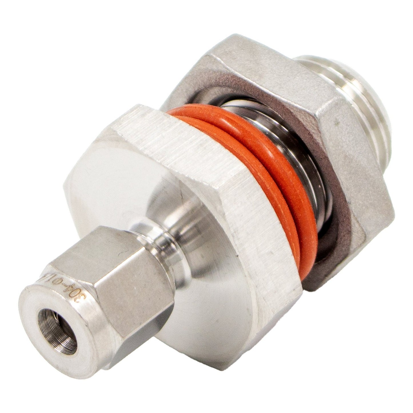Stainless Steel Weldless HERMS Bulkhead - 1/2" Male NPT X 1/4" Compression