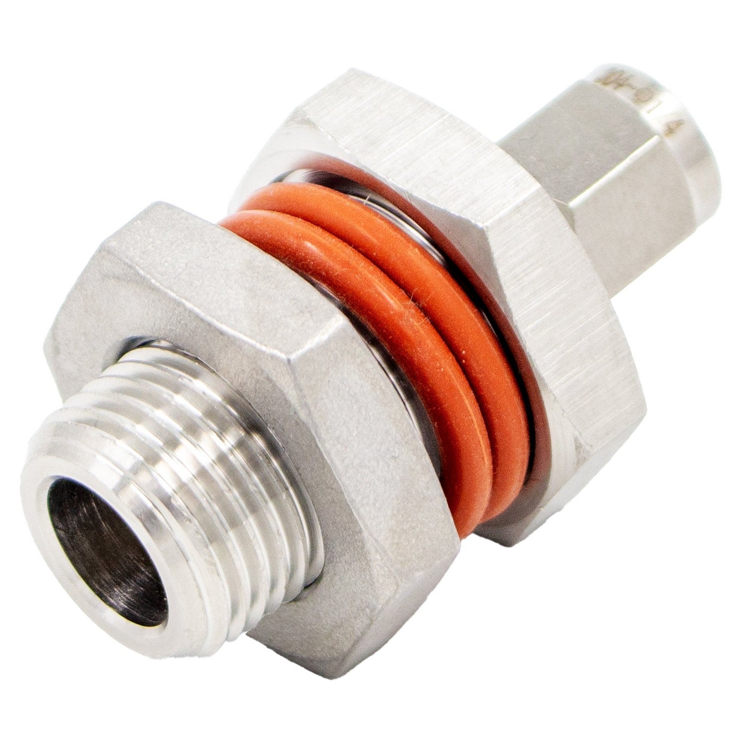 Stainless Steel Weldless HERMS Bulkhead - 1/2" Male NPT X 1/4" Compression