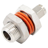 Stainless Steel Weldless HERMS Bulkhead - 1/2" Male NPT X 1/4" Compression