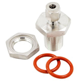 Stainless Steel Weldless HERMS Bulkhead - 1/2" Male NPT X 1/4" Compression