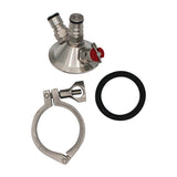 Kegland Stainless Steel 2" Tri-Clover Ball Lock Tapping Head - Commercial Keg Adapter