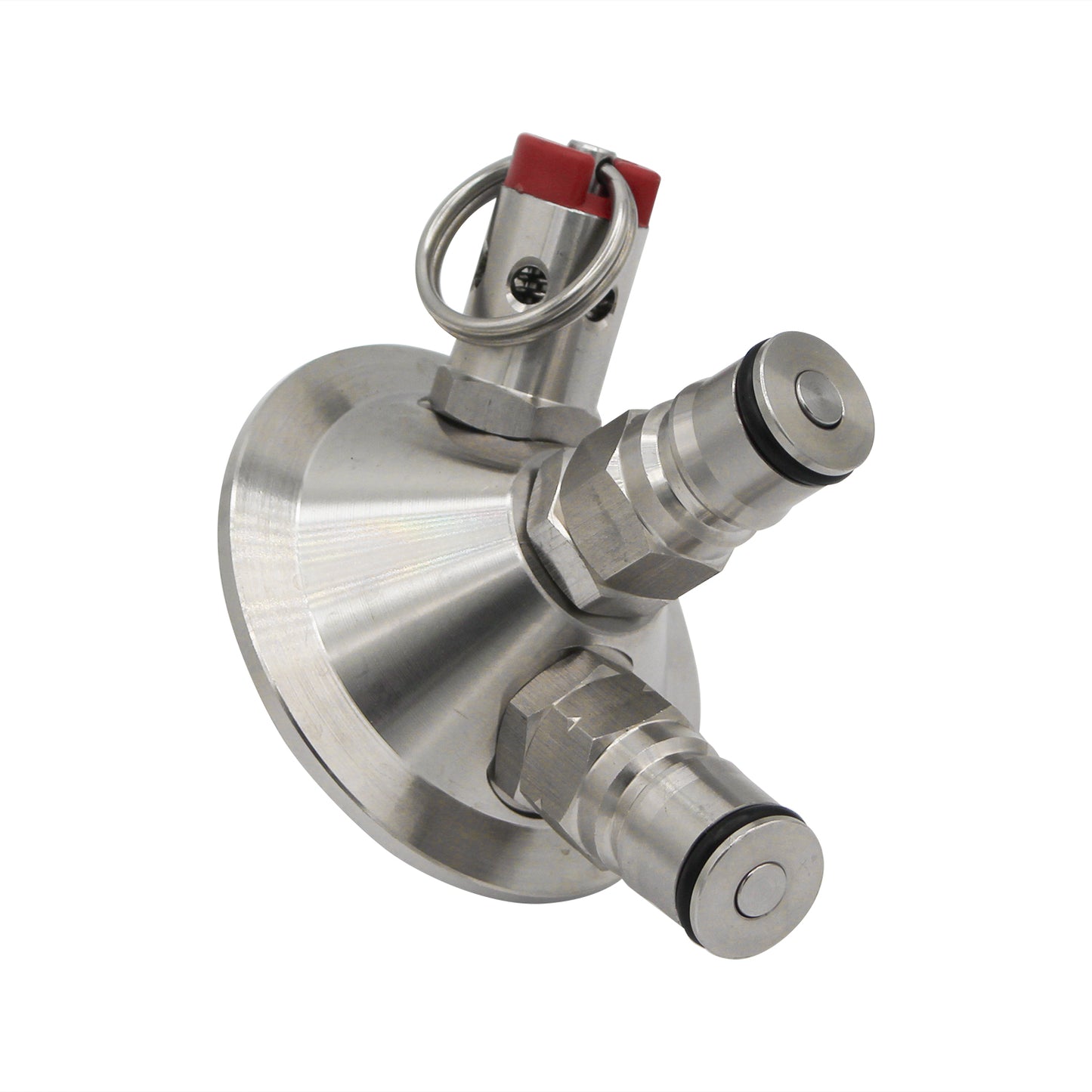 Kegland Stainless Steel 2" Tri-Clover Ball Lock Tapping Head - Commercial Keg Adapter